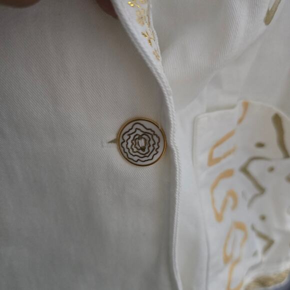 Valerie Lynn Vintage Jacket Size Small – Artwear, Face Print, 80s Surrealist - Picture 7 of 11